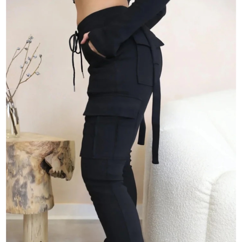 Black Cargo Pants